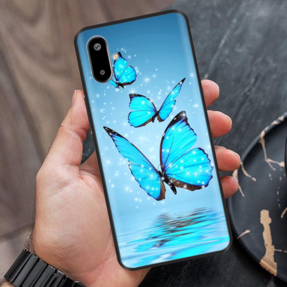 Case For Samsung Galaxy M06 Case 6.74" Cute Flower Cover Soft Silicon Matte Protective Fundas For Samsung F06 Bags Cartoon Shell