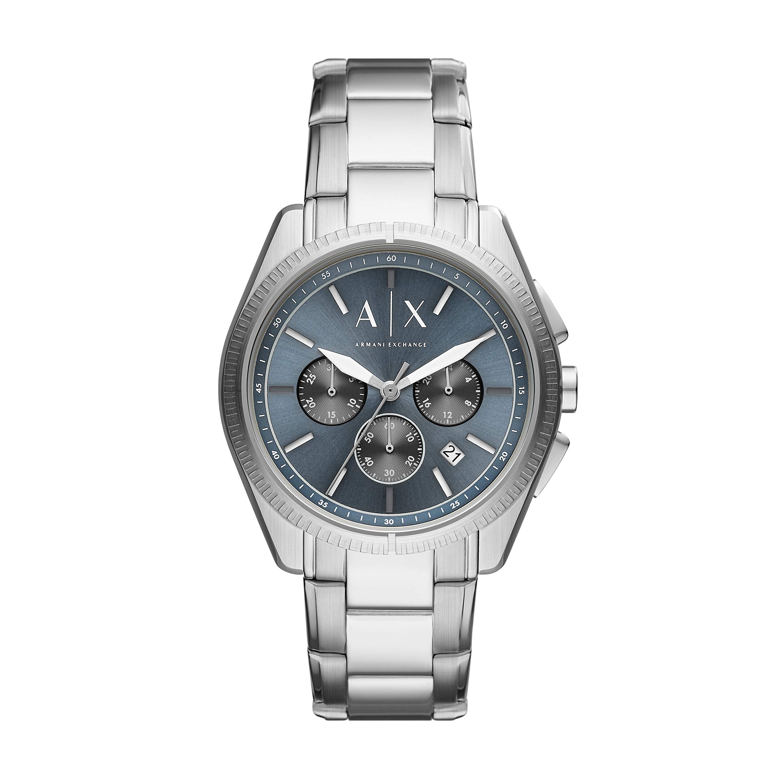 

GIACOMO AX2850 Silver Official Import [Armani Exchange] Men s Watch,
