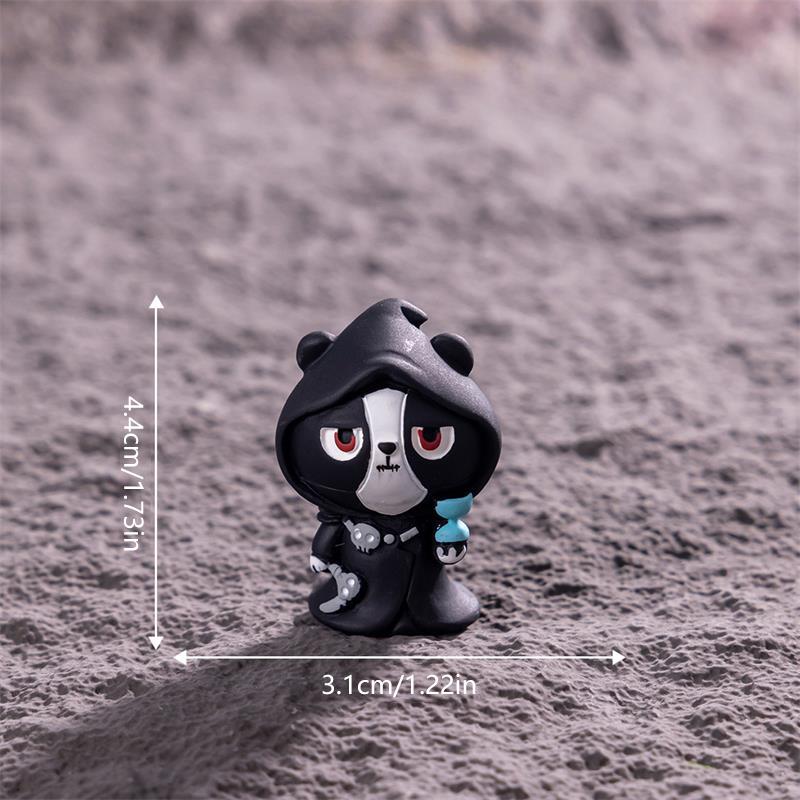 Kreativní Halloweenské Hororové Kostra Rakev Mikro Krajinné Ozdoby Party Rekvizity Dekorace na Stůl do Auta DIY Pryskyřičné Doplňky Dárky