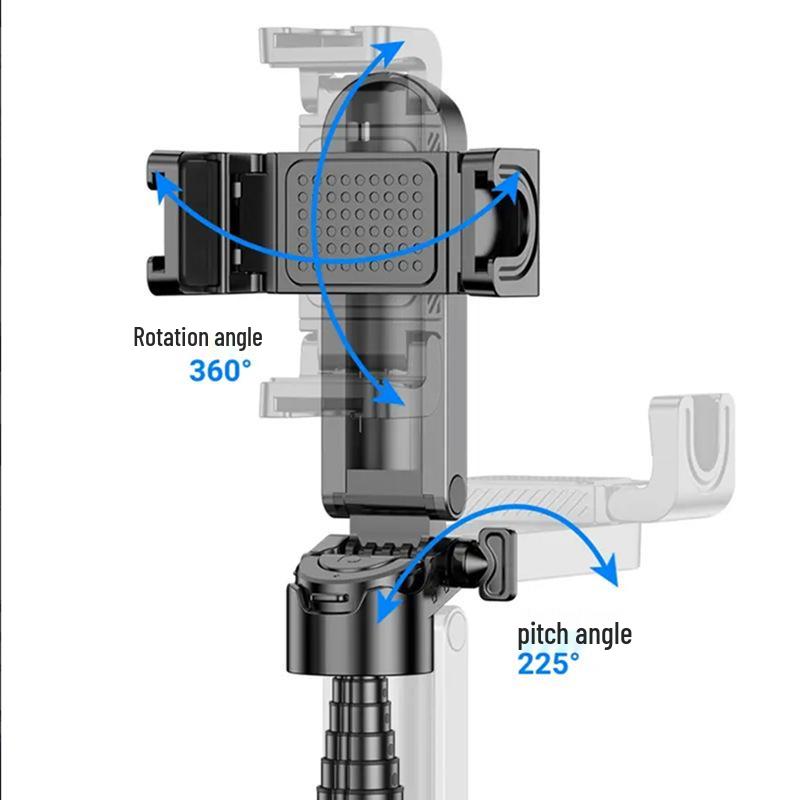 AEMAi Mini Selfie Stick: Portable Metal Tripod & Shooting Assistant for Travel & Live Streaming