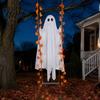 Indoor Outdoor Holiday Party Supplies Hanging Swinging Ghost Halloween Decoration for Garden Yard Weighted Fabric Flying