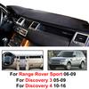 Für Land Rover Range Sport L320 2005 2006 2008 2009 Auto Armaturenbrettabdeckung Armaturenbrettabdeckung Matte Sonnenschutz Teppich Innenraum Autozubehör