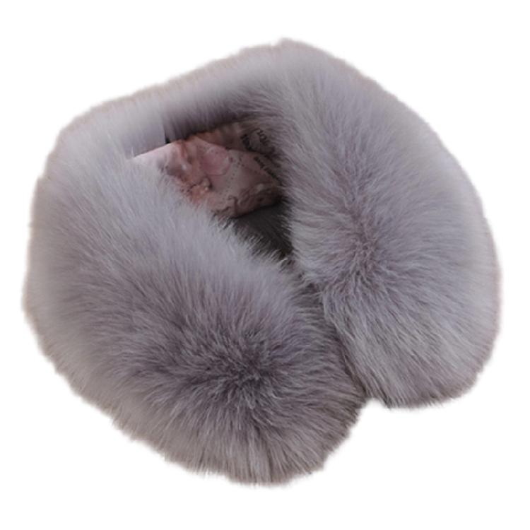 Soft Winter Neck Scarf Friendly Artificial Furs Design Portable Winter Scarf For Hiking Running And Travel