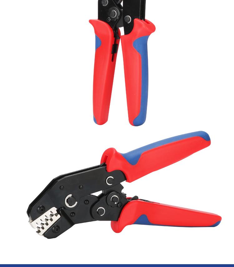 Hengshuo SN58B Terminal Crimper Set - Ratchet Crimp Tool for Bare Terminals