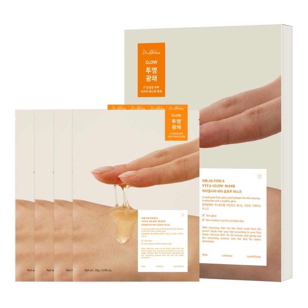 DR.ALTHEA Vita Glow Mask 28g/0.99oz X 4ea