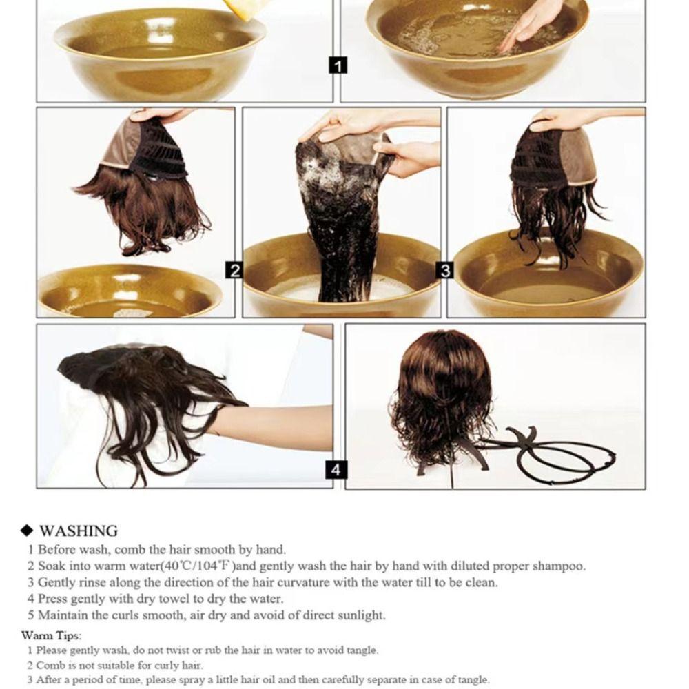 Peruca de 16 Polegadas Apliques de Cabelo Sintético Feito à Mão Trança Longa com Presilha para Uso Diário Festa