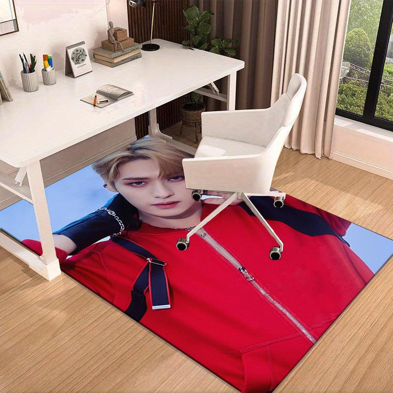 K-pop Group Stray Carpet, Chair Rug,Rug for Office Bedroom Living Rooms, Doormat Decor Fan Gift Christmas Gift