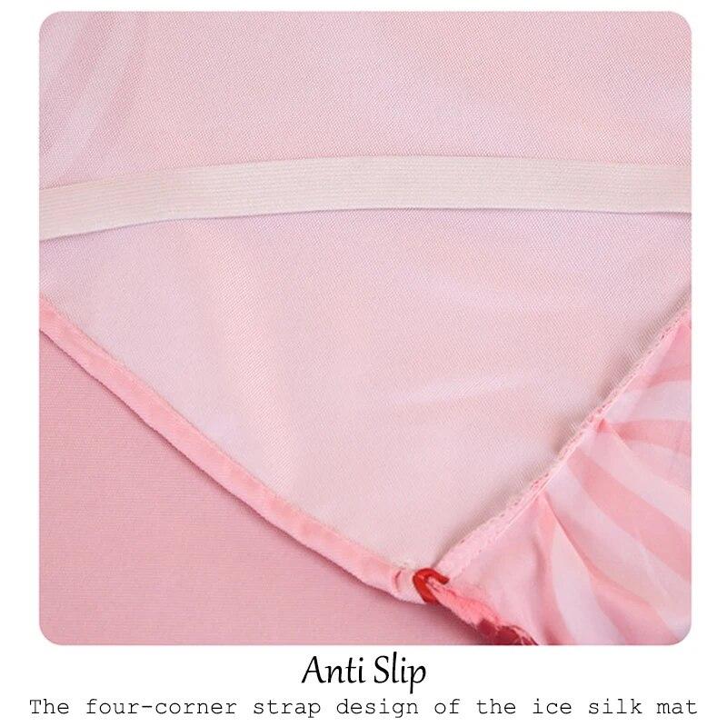 Summer Cool Mat Bed Skirt Princess Style Cute Bed Sheets Embroidered Sheets Fitted Bed Sheet Bedspreads Ice Mat Home Textiles