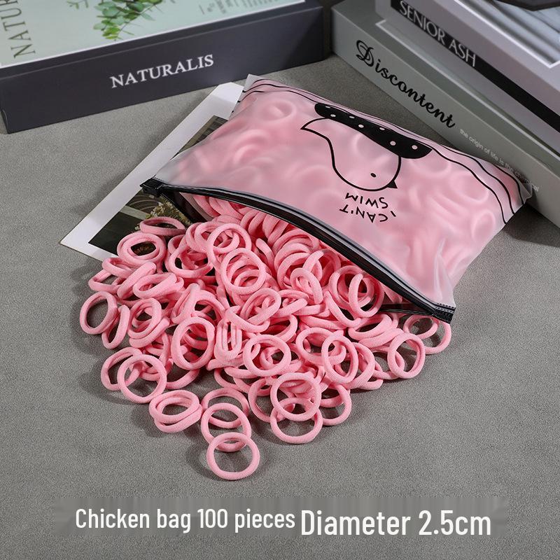 High-Elasticity Hair Ties for Girls - Gentle on Hair, Perfect for Children's Hairstyles
