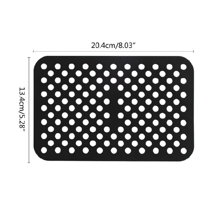 Reusable Air Fryer Paper Rectangular Air Fryer Mat Silicone Air Fryer Accessory