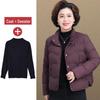 2025 Women's Short Lightweight Down Jacket for Winter: New Style, Cotton-Padded, Perfect for Petite, Middle-Aged & Elderly
