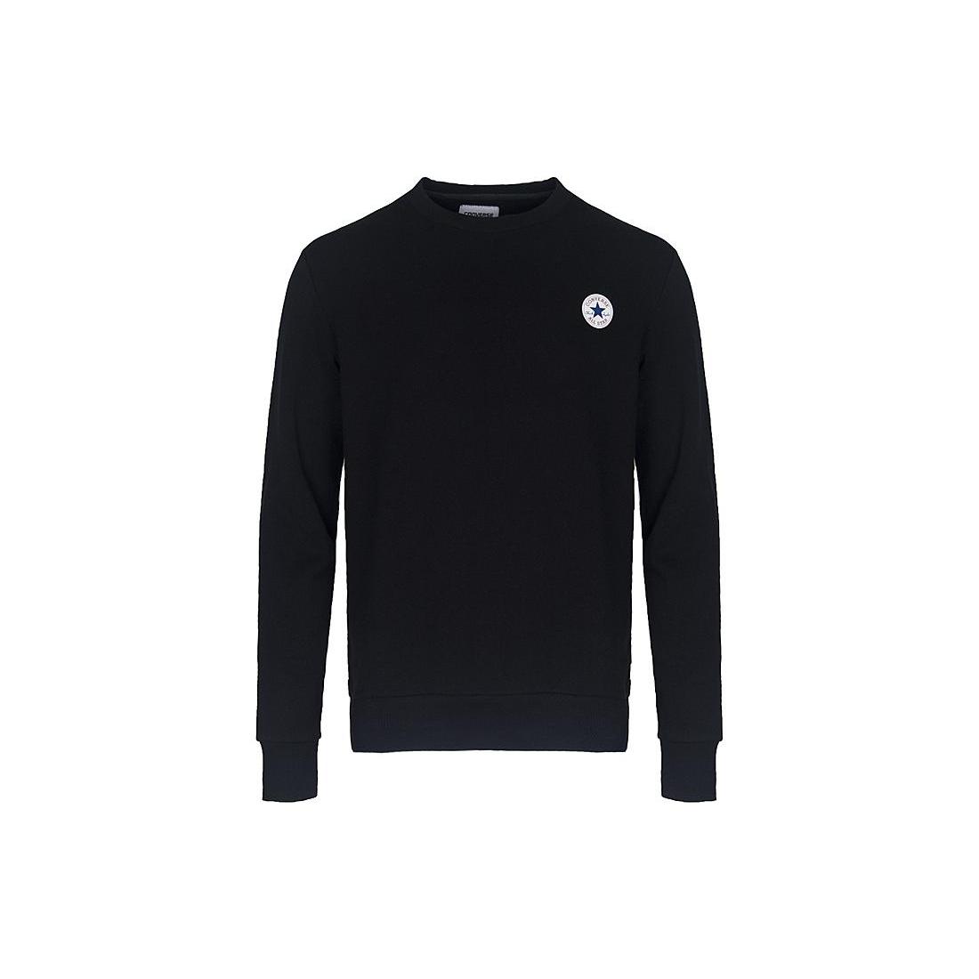 Converse Sweatshirts Men`s Black Crew Neck