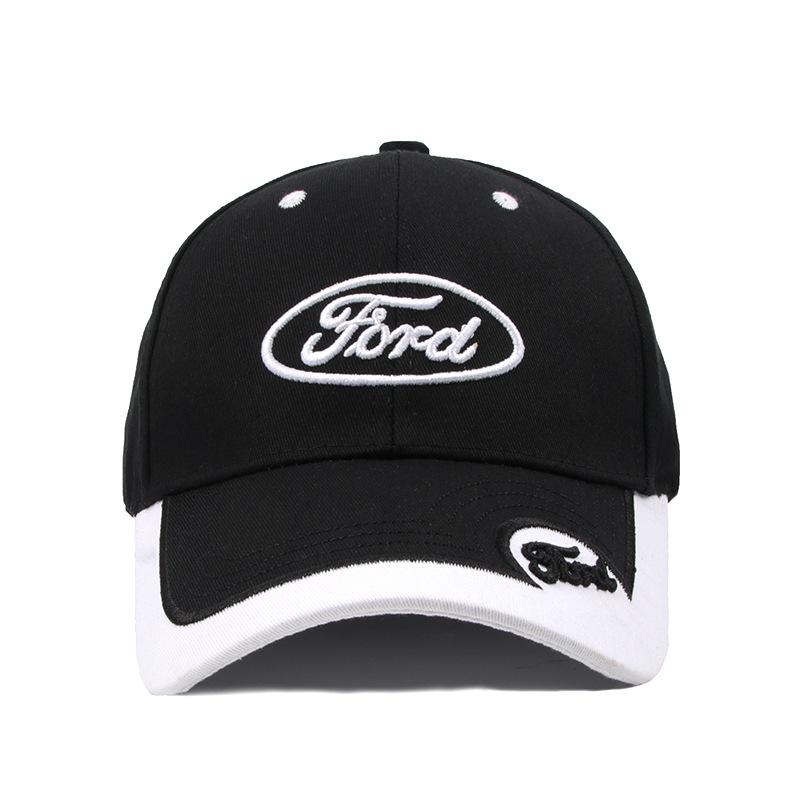 WGL2 Fashion Car Baseball Cap Racing Outdoor Motorcycle Cap Sun Hats For Ford Fiesta C-Max Focus Kuga Ranger Raptor KA Fusion ST Edge