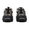 Li Ning Boom Support Cushioning Slip Resistant Abrasion Resistant Rebound Low Top Running Shoes Women's Silver Black ARXV006-4