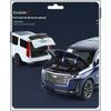 Symulacja 1/24 Cadillac Escalade SUV Samochód Stopowy Odlewany Metalowy Model Dźwięk i Światło Zabawka Ozdoby na Biurko Komputerowe Prezent dla Dzieci