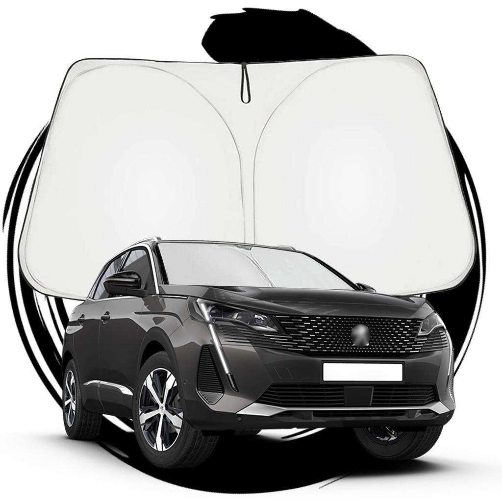 ruiya Peugeot 3008 (Pre-facelift) Windshield Sunshade, Windshield Parasol, Car Sunshade with UV Protection, Foldable for Car Camping, Custom Parts