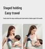 Hands-Free Infant Sling Carrier with Waist Stool for Newborns