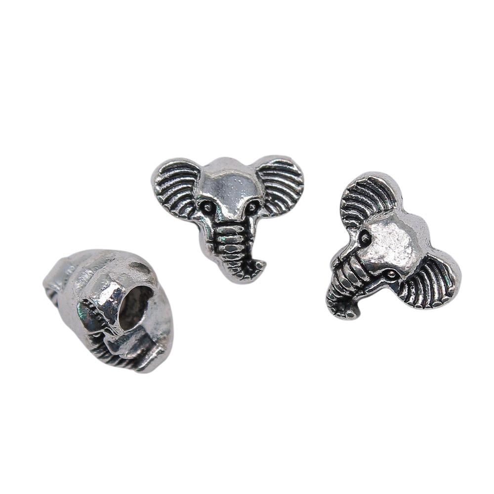 Animal Spacer Beads Large Hole Charms For Necklace Jewelry Making Starter Kit
