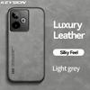 KEYSION Luxury Retro PU Leather Case for Realme GT 7 7T 5G Soft Silicone+PC Shockproof Phone Back Cover for OPPO Realme GT 7T 5G