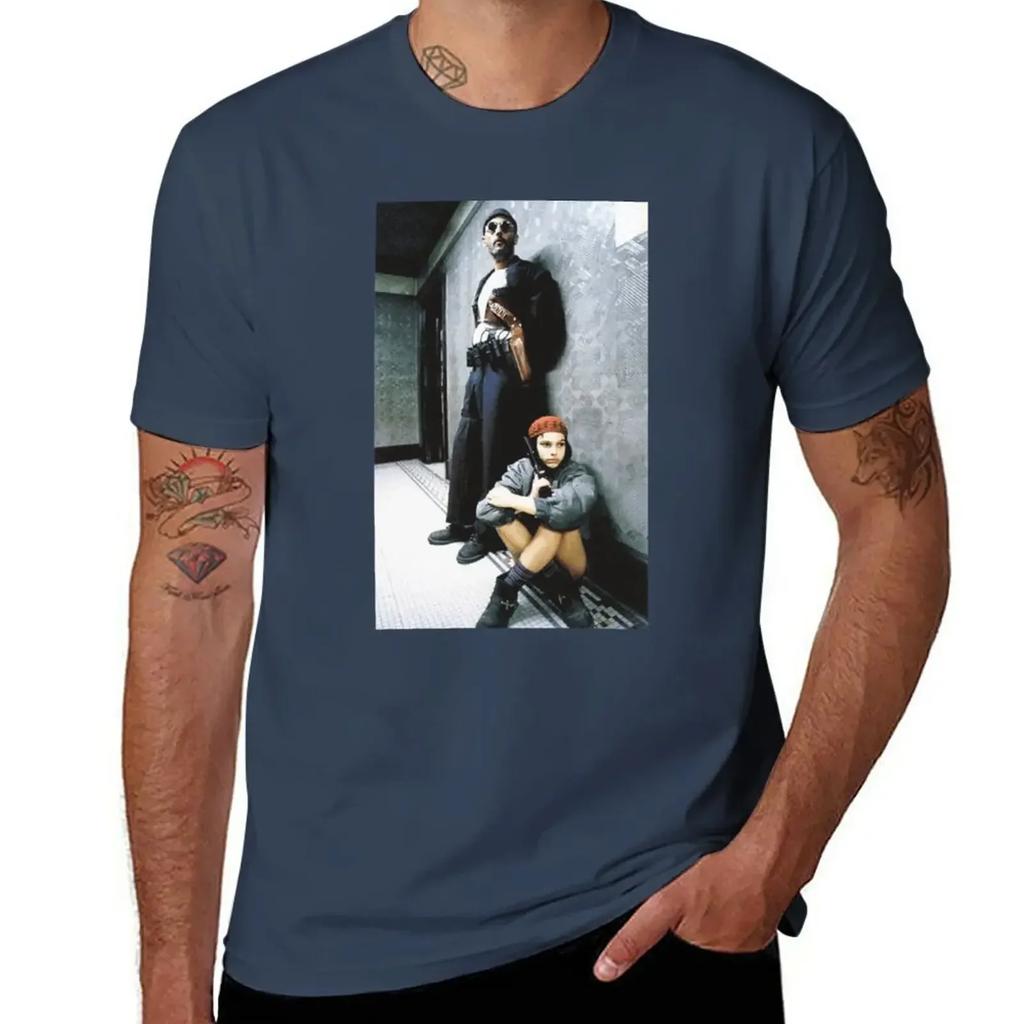 Leon The Professional Tshirt Oversizeds Customs Design Your Own Plus Size Tops Unisex Workout Shirt