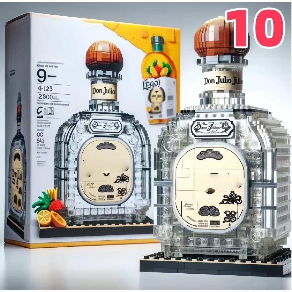 Baustein Whiskeyflasche Flasche Baustein Unternehmen Geschenk Firma Gedenk- Ausländische Weinflasche Schmuckstück Simulation Baustein
