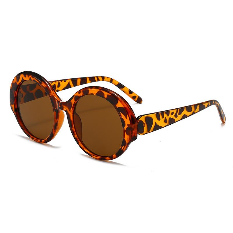 Retro Runde Sonnenbrille für Damen Herren Vintage Mode PC Rahmen Runde Sonnenbrillen Unisex Brillen