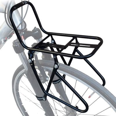 Portabultos para Bicicleta de Carretera de Montaña Equipo de Ciclismo Soporte Delantero Bicicletas Portabultos Delantero Acero Portaequipajes Portaequipajes de Touring