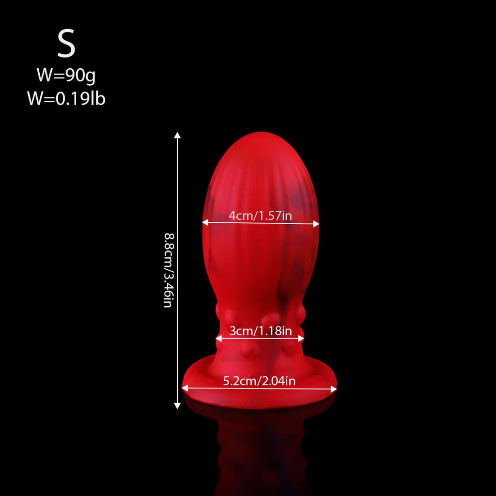 Dragon Egg Sex Product Liquid Silicone Male and Female Masturbation Simulation Penis Anal Dilatation Device Adult Sex Toys