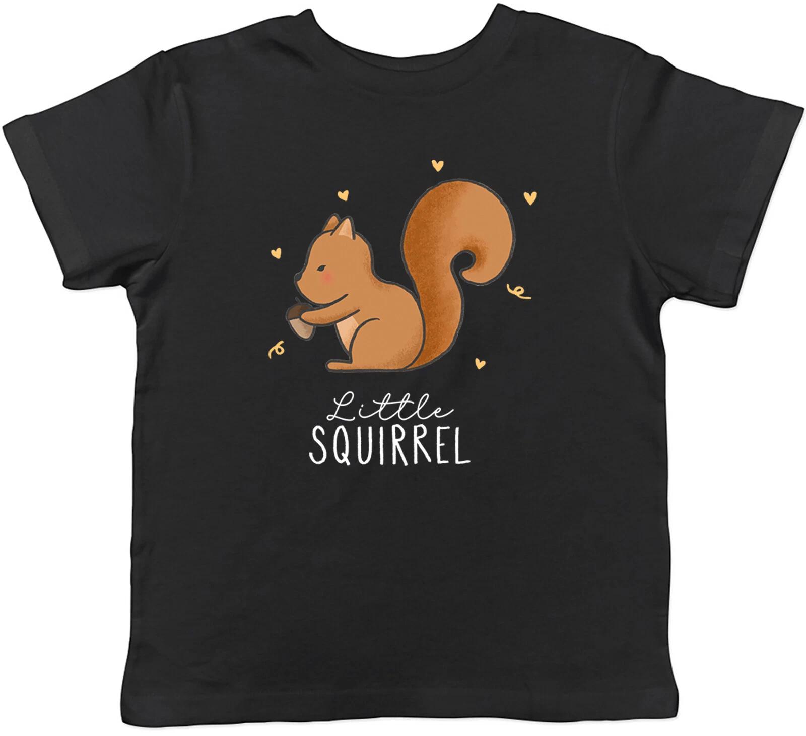 

Детская футболка Маленькая Белка Ореховая Ловкая Пушистая Детская Мальчики Девочки Подарок 110