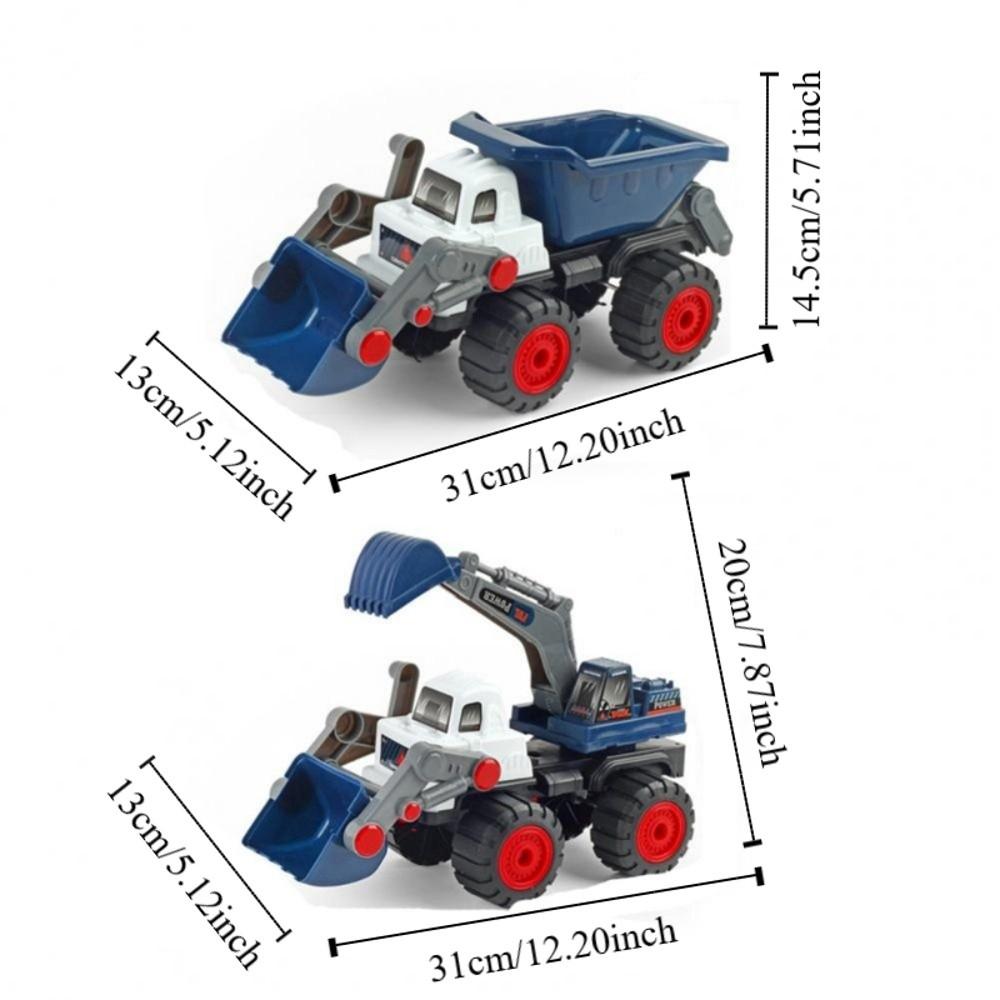 Toy Vehicles Excavator Toy ABS Large Bulldozer Toy Children Engineering Car Toy  Birthday Gift