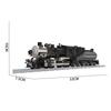 Bigboy Steam Locomotive Train Building Blocks Set Retro City Model Creative Module 1608PCS Construction Toys For Kids Ideal Gift