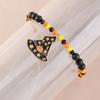 Personalized Fun Halloween Jewelry Combination Funny Gothic Skull Pumpkin Bat Bracelet Necklace Ring