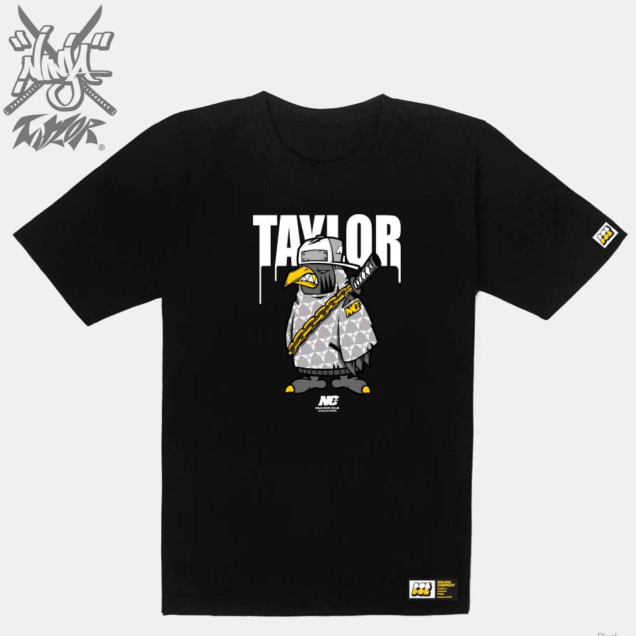 DOLDOL Ninja Tailor_T-Shirts_09 Ninja Crow Tailor Extreme Character Graphic Graffiti Hip Hop Design T-Shirt