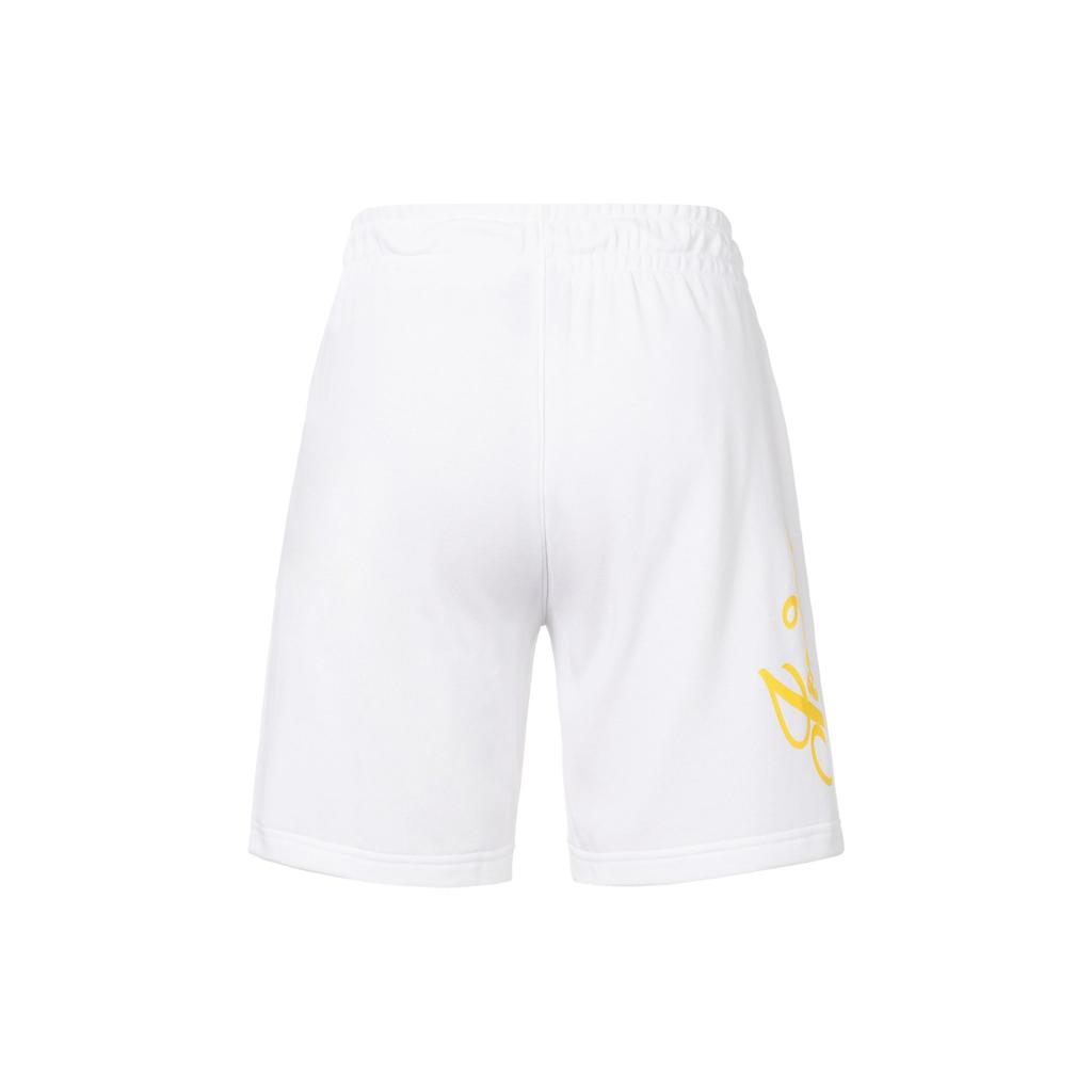 Jordan Logo Print Drawstring Loose Straight Shorts Women Bottoms White DZ3388-100