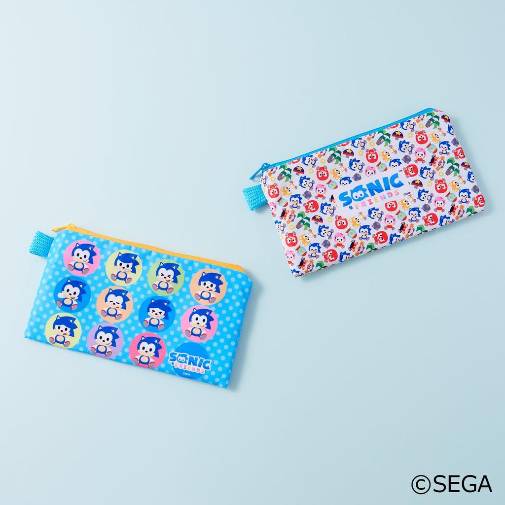 SEGA Fave SONIC & FRIENDS Quadratische Tasche (Allover-Muster)