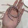 1 String AA Grade Purple Freshwater Rice Pearl Beads 3-8mm, 36cm Strand, Natural Pearl Beading Supplies, Loose Beads for DIY Handmade Jewelry Making