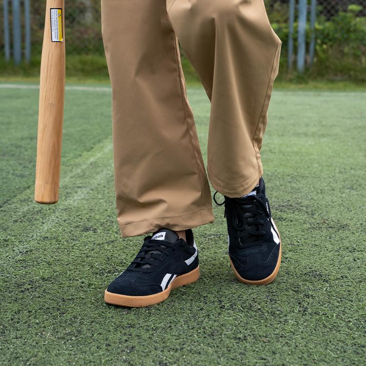 Reebok Smash Edge Black White Gum Unisex Sneakers 100208243