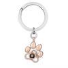 100 Languages 'I Love You' Pet Paw Projection Necklace for Women - Micro-engraved Image On Collarbone Chain