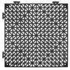 Modular Interlocking Cushion, 50 Pack 30 x 30 cm Splicing Drainage Mats, Soft PVC Interlocking Drainage Floor Tiles, Non-Slip Drainage Hole for