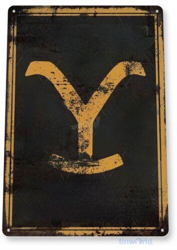 YELLOWSTONE TIN SIGN X INCH REPRODUCTION RUSTIC RANCH METAL SIGNAluminum 20x30cm(7.8x11.8inch)