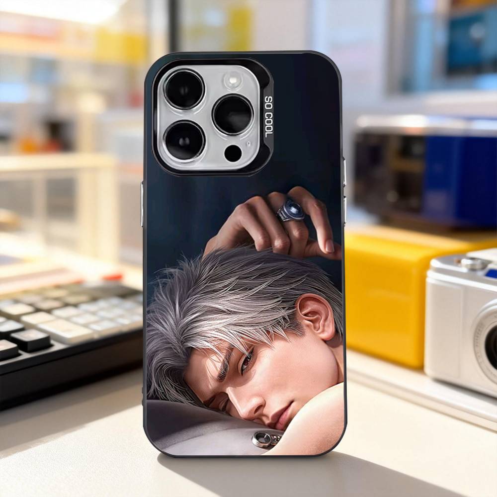 

Чехол для телефона Sylus L-Love и DeepS Space Для iPhone 17,16,15,14,13,12,11,Pro,XS,Max,Plus,Mini,SE4,E IMD Матовый черный iPhone14Plus