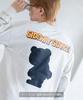[IMPROVES] [SIDEWAYSTANCE] Silhouette Downer Bear Long Sleeve T-Shirt
