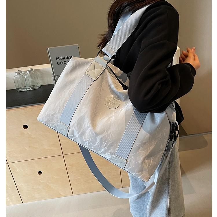 Travel bag, large-capacity dry and wet separation gym travel sports yoga shoulder crossbody carry-on bag