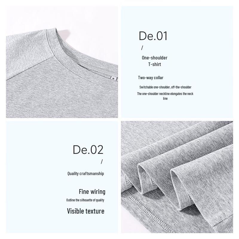 MJ STYLE Women's Off-Shoulder Short Sleeve T-Shirt