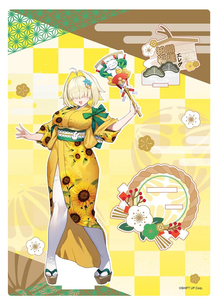 Богиня победы: Акриловая подставка «Новогодняя ярмарка NIKKE 2026» (Элег)