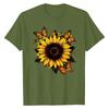 Women's Fashion Casual Printed Short Sleeve Round Neck Pullover Tops