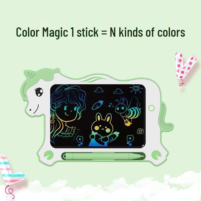 OLOEY Cartoon Unicorn HD LCD Kids Drawing Board