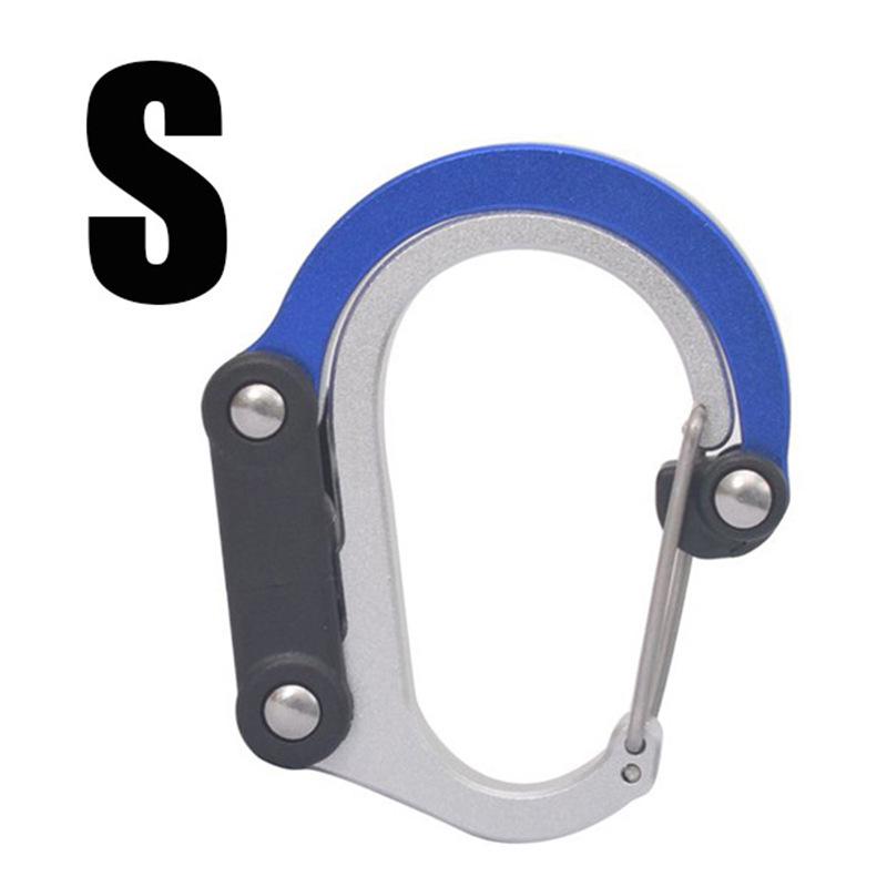 Mehrzweck-Outdoor-D-förmiger Karabiner-Schlüsselanhängerhaken