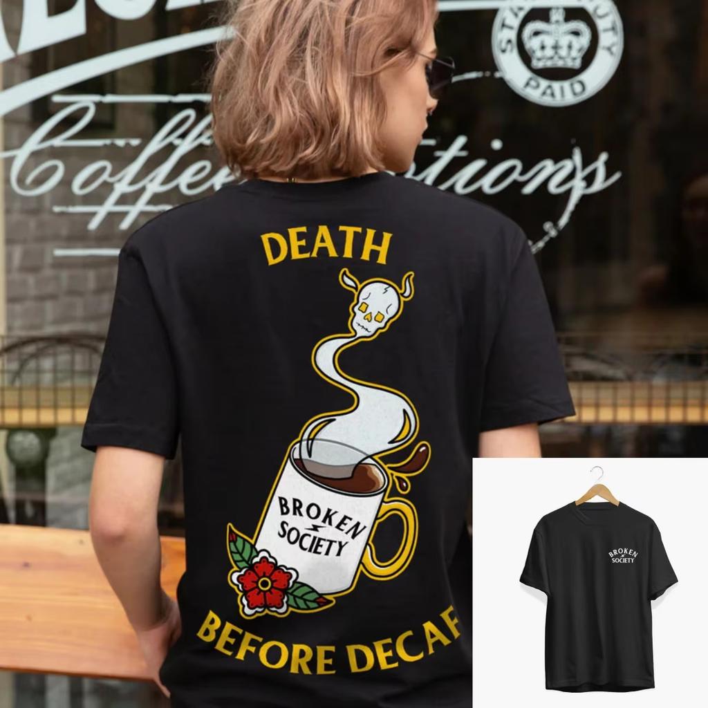 2026 New Summer Antisocial Art Retro Style Casual TShirt Unisexs and Womens Fashionable Luxury Top
