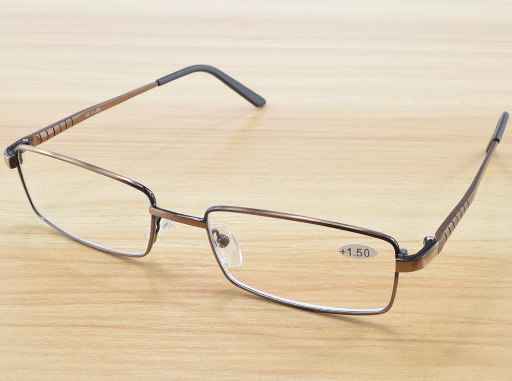 Ultra Light Aluminum-magnesium Alloy Men Reading Glasses +0.75 +1 +1.25 +1.5 +1.75 +2 +2.25 +2.5 +2.75 +3 +3.25 +3.5 +3.75 +4